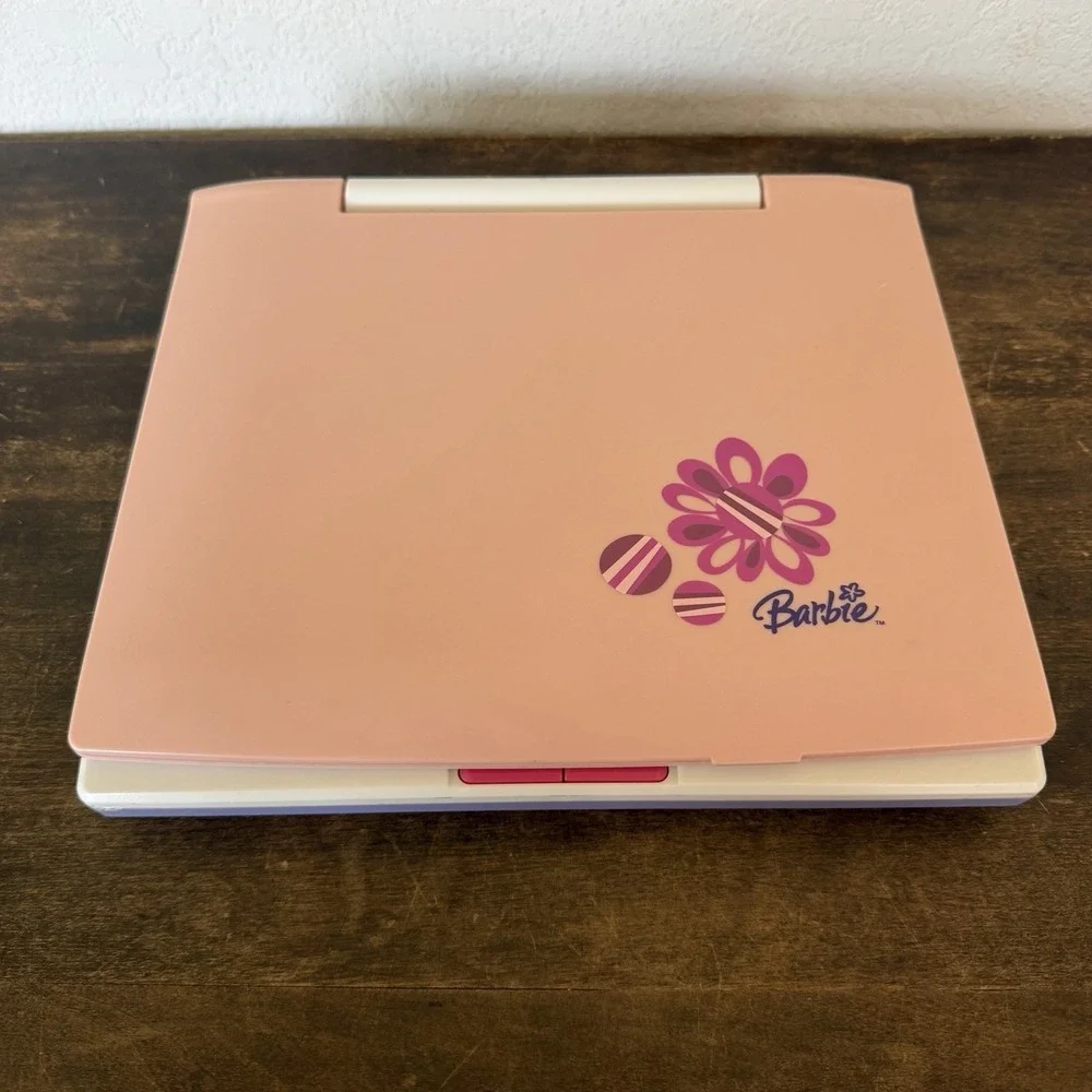 Vintage Barbie B-Book Kids Educational Learning Laptop Toy Interactive Y2K 2000s